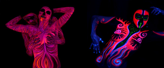 UV bodypainting by alientjedna